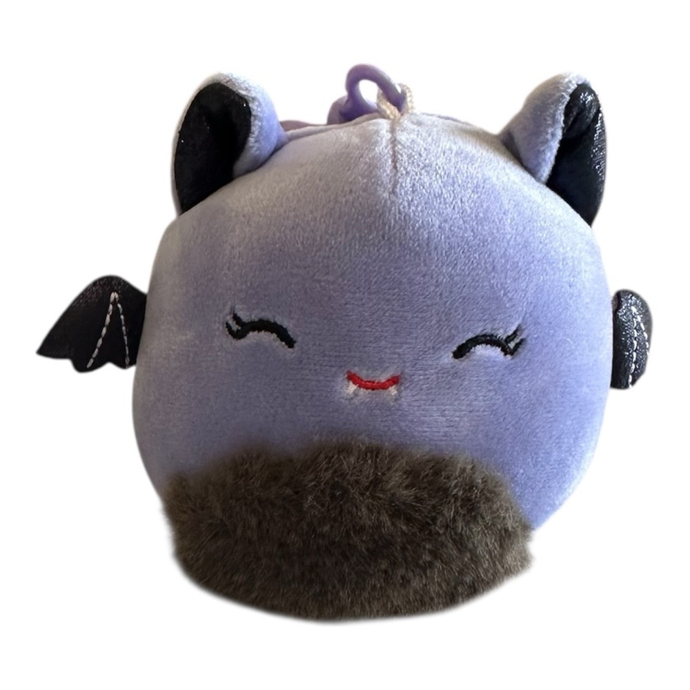 SQUISHMALLOWS 3.5”JOLDY Purple Bat HALLOWEEN 2023  Clip Joldy the Bat